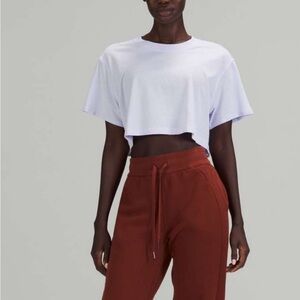 Lululemon All Yours Cropped T Sz 4